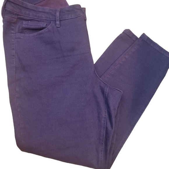 COPY - Purple Acid Wash Jeans Size 16W - Picture 5 of 6